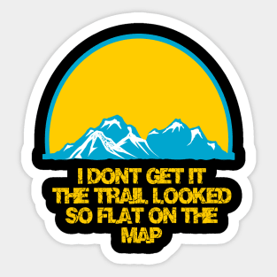 Hiking and trail Sticker